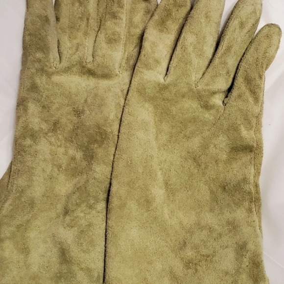 Cejon Celery Green suede feel gloves XL - Picture 7 of 8